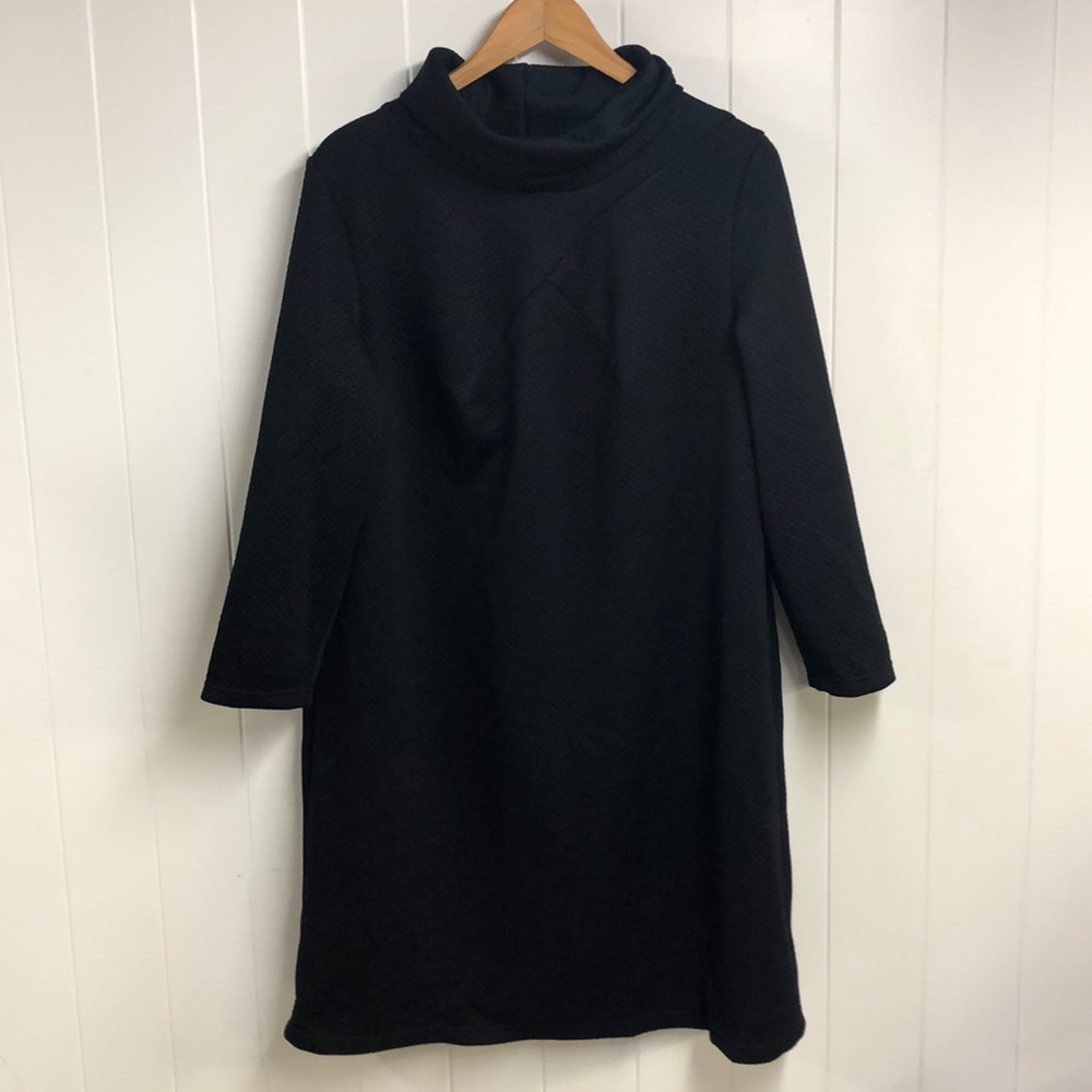 Lila Kass Quilted Black Dress 4XL ❤️